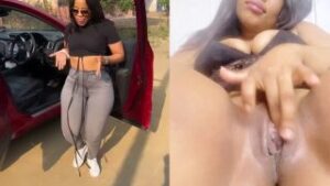 imgonline com ua twotoone zFEGJpkq9WG 320x180 1 Hot "Dineo Khumy" Rubs Her Pierced Pussy & Then Fucks It With A Dildo