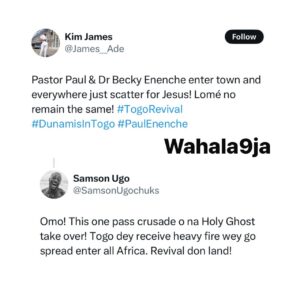 BREAKING: Pastor Paul & Dr. Becky Enenche Storm Togo as Revival Shakes the Nation 2 IMG 20250411 WA0002 300x300 1 BREAKING: Pastor Paul & Dr. Becky Enenche Storm Togo as Revival Shakes the Nation