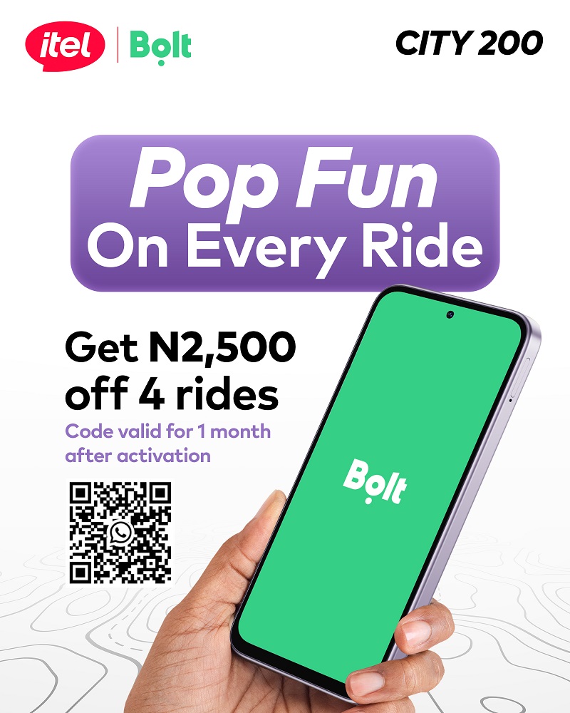 Bolt Offer.jpg Every City Needs A Hero: Meet the iTel CITY 200, the Smartphone Built for Your Everyday Hustle