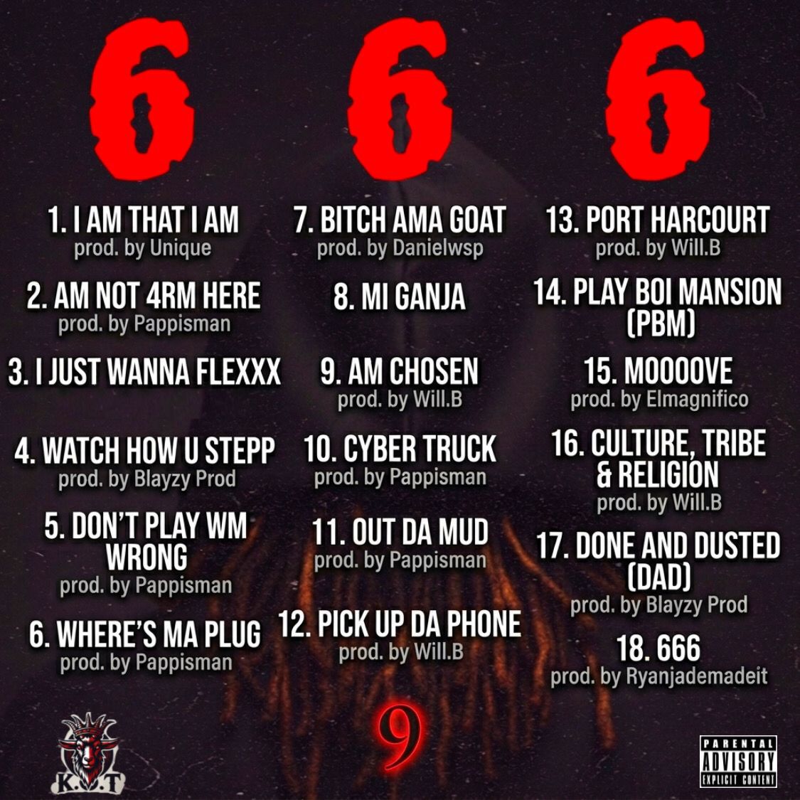 IMG 20260511 WA0014 The King of Trap Returns: Pappisman Drops I AM THAT I AM (666)